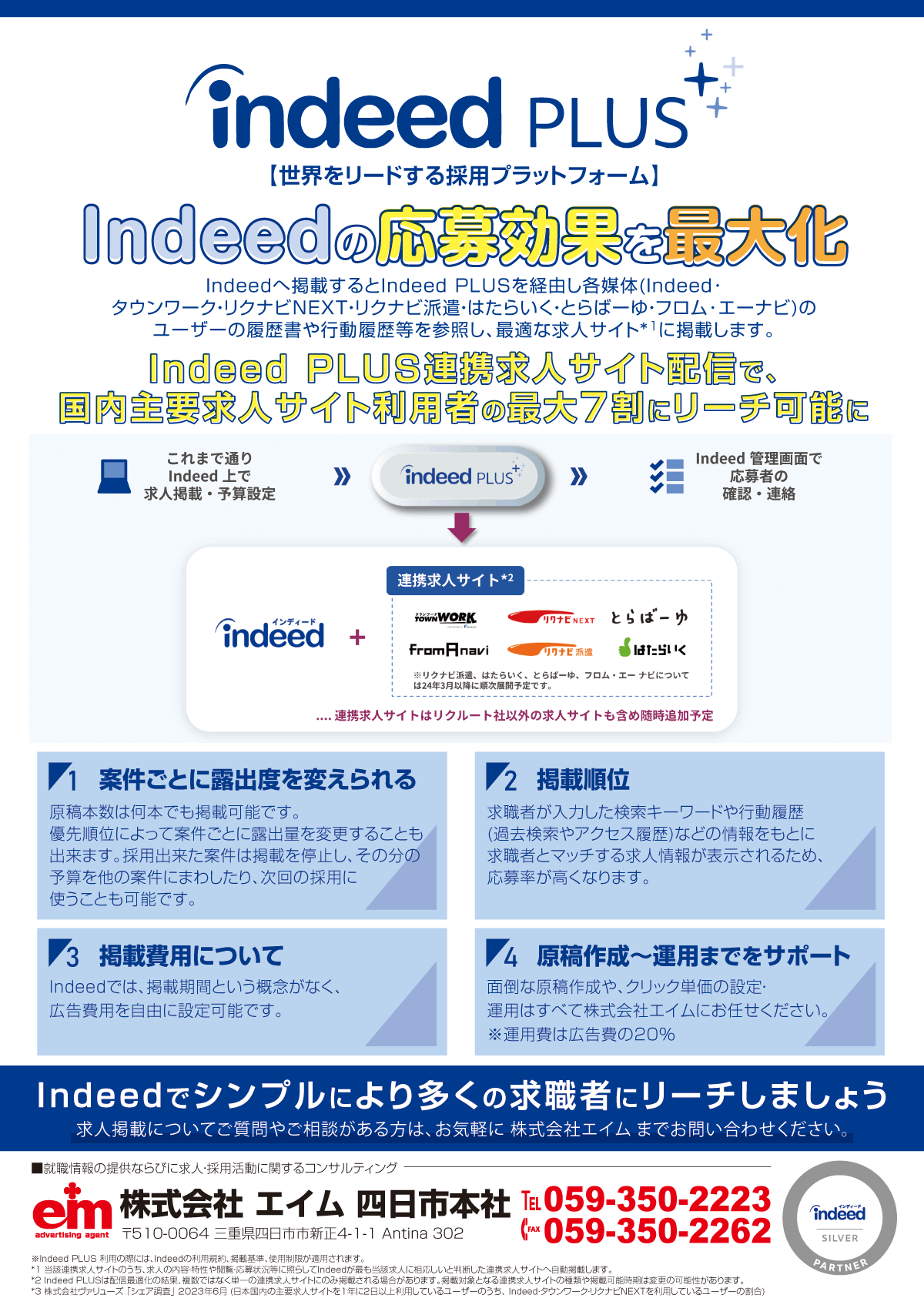 株式会社エイム　Indeed資料インディード